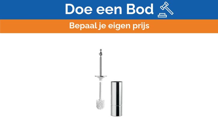 Bieden: Inda Raffaela 32140CR toilet brush, Doe-het-zelf en Bouw, Sanitair, Ophalen of Verzenden