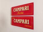Davide Campari Spa Milano - Reclamebord (2) - 1960 - IJzer