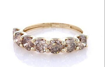 Zonder minimumprijs - Ring - 14 karaat Geel goud - 1.76ct., Nieuw