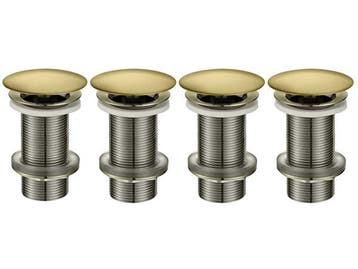 Veiling - 4x Beaux wastafelplug 1 1/4 lange schacht Lilas b, Nieuw