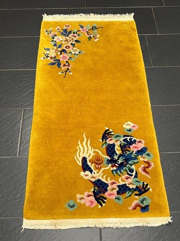 China Aubusson - Tapijt - 145 cm - 70 cm, Huis en Inrichting, Stoffering | Tapijten en Vloerkleden, Nieuw
