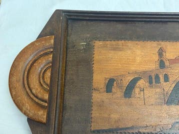 Erard - Plateau - Bois - En marqueterie
