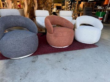 Lucas draaifauteuil, drie kleuren (nieuw, outlet), Huis en Inrichting, Nieuw