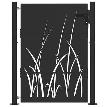 Portillon acier noir 110x130cm Herbe - Seconde chance -35%, Verzenden, Nieuw