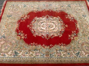 China Aubusson - Gereinigd - handgeknoopt - wol - Tapijt -, Huis en Inrichting, Nieuw
