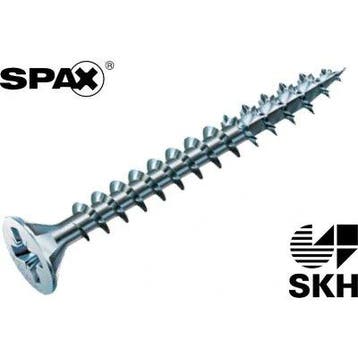 Spax spaanplaatschroef platverzonken kop verzinkt staal Pozi, Verzenden, Nieuw
