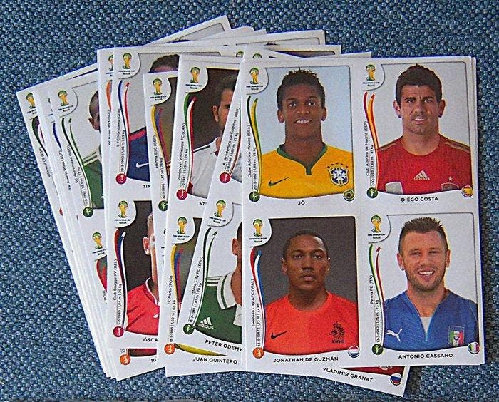 Panini 2 sets UPDATE WC Brasil 2014 + Calciatori 2002-2003, Verzamelen, Stickers