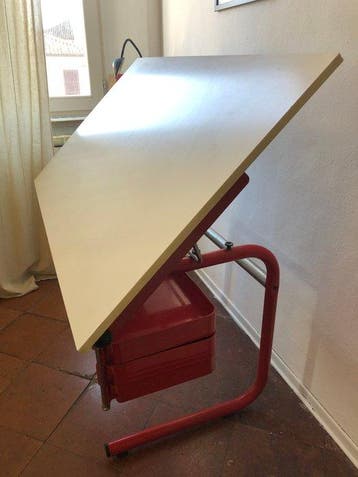 Bieffeplast - Anna Anselmi - Table à dessin - Élève - Acier,