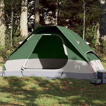 vidaXL Koepeltent 2-persoons waterdicht groen, Verzenden, Nieuw