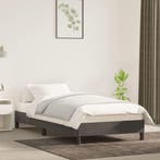 vidaXL Bedframe zonder matras 80x200 cm fluweel donkergrijs, Verzenden, Nieuw