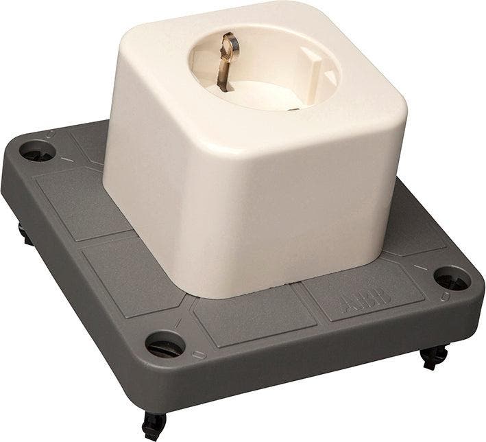 ABB Afdekking 3640 Enkele Schuko Stopcontact Gerecycled, Doe-het-zelf en Bouw, Elektriciteit en Kabels, Verzenden