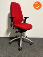RH Logic 400 - Rode stoffering  - Grijs voetkruis, Ophalen of Verzenden, Stoel