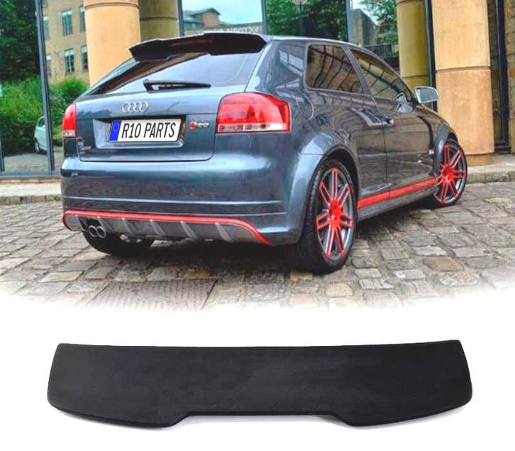 AILERON BECQUET AUDI A3 8P 3 PORTES 04-13 LOOK RS3, Auto-onderdelen, Carrosserie, Verzenden