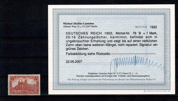Empire allemand - Empire allemand 1902 - MiNr. 78 B