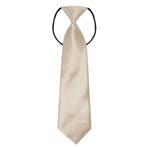Fako Fashion - Kinderstropdas - Effen - Elastiek - Beige, Verzenden