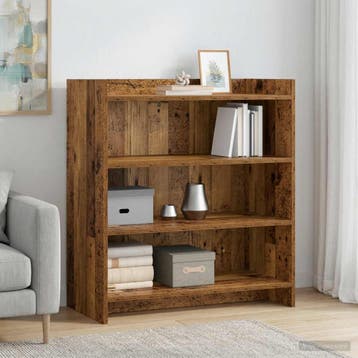 vidaXL Dressoir Oud hout 75 x 36 x 80 cm Bewerkt hout, Huis en Inrichting, Verzenden, Nieuw
