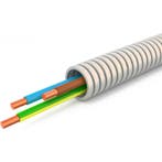 Voorbedrade flexbuis 16mm 50m - 3-ader 2,5 mm², Doe-het-zelf en Bouw, Elektriciteit en Kabels, Verzenden, Nieuw
