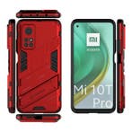 Xiaomi Redmi Note 9 Hoesje met Kickstand - Shockproof Armor, Verzenden