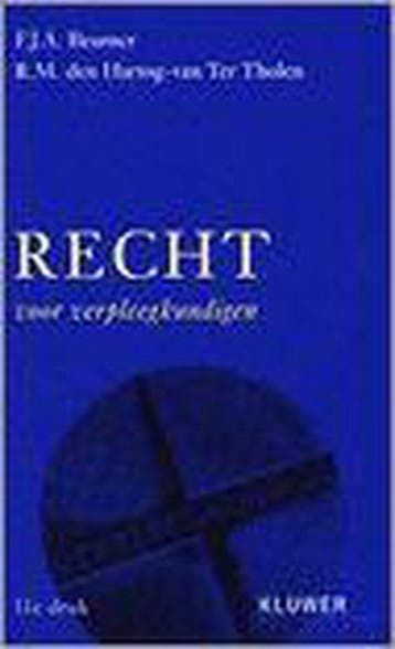 Recht voor verpleegkundigen 9789026832567 F.J.A. Beumer, Verzenden, F.J.A. Beumer