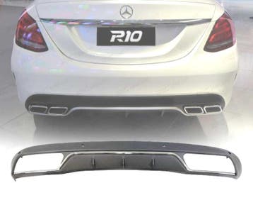 Diffuseur Pour Mercedes Classe C W205 15-21 Look C63 Moulure, Verzenden