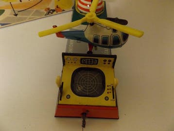 Biller - helikopter - Opwindbaar blikken speelgoed -
