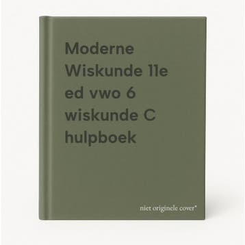 Moderne Wiskunde 11e ed vwo 6 wiskunde C hulpboek, Verzenden