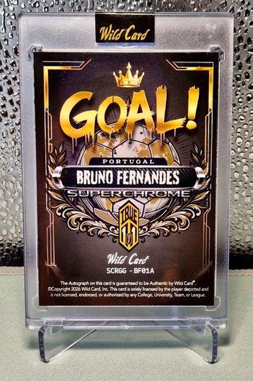 Wild Card Bruno Fernandes True One of One (1/1) Parallel, Nieuw