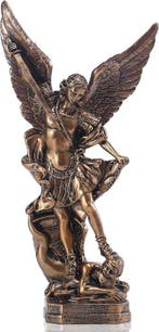 sculptuur, Saint Michael Archangel Defeating Satan –