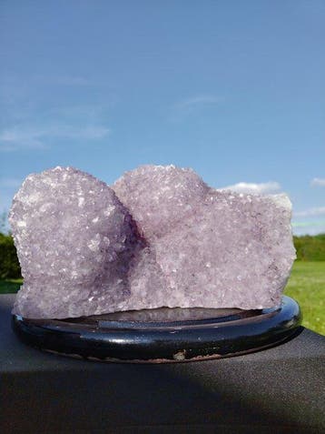 Pièce d’améthyste rare avec formation en sphères — Objet