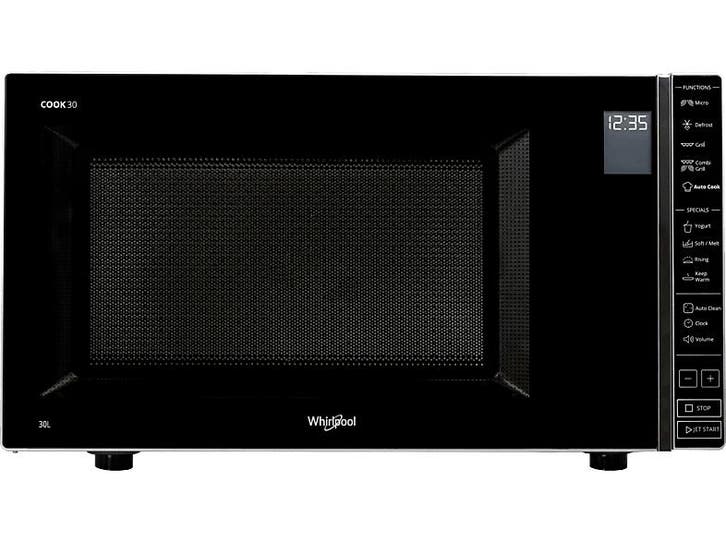 Whirlpool -  Magnetron 900 W Inhoud 30 L - Zilver, Elektronische apparatuur, Microgolfovens, 60 cm of meer, Draaiplateau, Grill