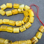 Gros tesbih (misbaha) en ambre naturelle, chapelet de