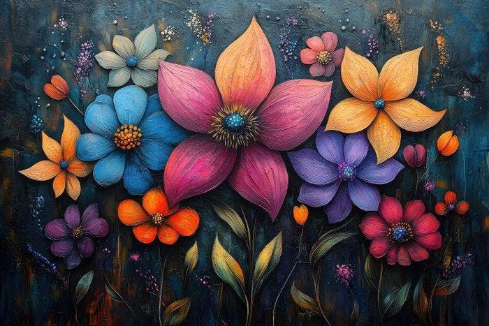 CoCo - Blossoms of Joy - XXL, Antiek en Kunst, Kunst | Designobjecten