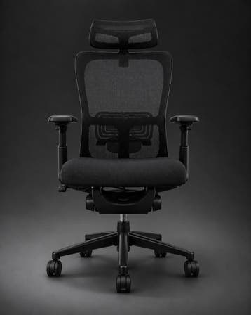 Refurbished Haworth Zody Bureaustoel - Gaming Versie, Huis en Inrichting, Verzenden, Zwart, Zo goed als nieuw, Bureaustoel