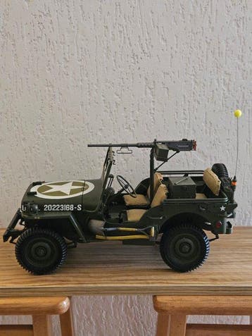 Hachette 1:8 - Model militair voertuig (3) - Jeep willys, Nieuw