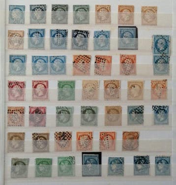Frankrijk 1849 - Groot verzamelalbum, verzameling postzegels, Gestempeld