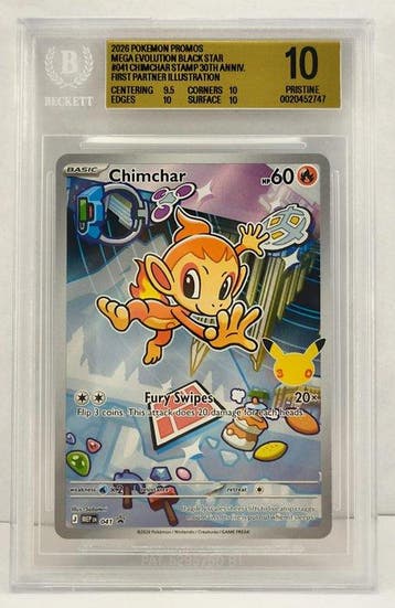 Pokémon - 3 Graded card - First Partner Illustration