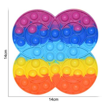 Pop It - Fidget Anti Stress Speelgoed Bubble Toy Siliconen, Verzenden