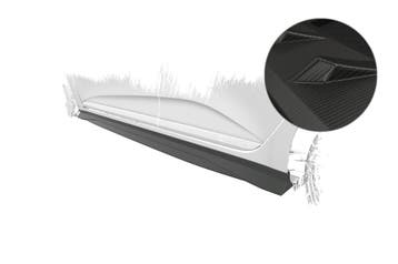 Zijskirts voor Renault Clio 5 SS536-M, Verzenden