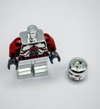 Lego Minifiguur - Star Wars - Chrome Silver Red Commander, Nieuw