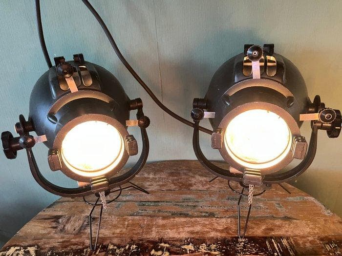Strand Electric - Lampe (2) - Patt 23 - Métal, Fer, Verre,, Antiquités & Art, Antiquités | Éclairage