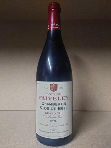 2020 Domaine Faiveley Les Ouvrées Rodin - Chambertin-Clos, Nieuw