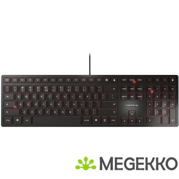 Cherry KC 6000 Slim Zwart, Computers en Software, Verzenden, Nieuw