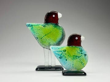 Studio Habrat - Beeldje - Kiwi Birds (2) - fusie, Antiek en Kunst