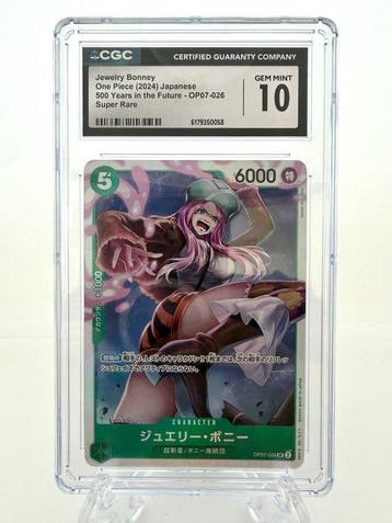 One Piece - 1 Graded card - One Piece - Jewelry Bonney -, Nieuw