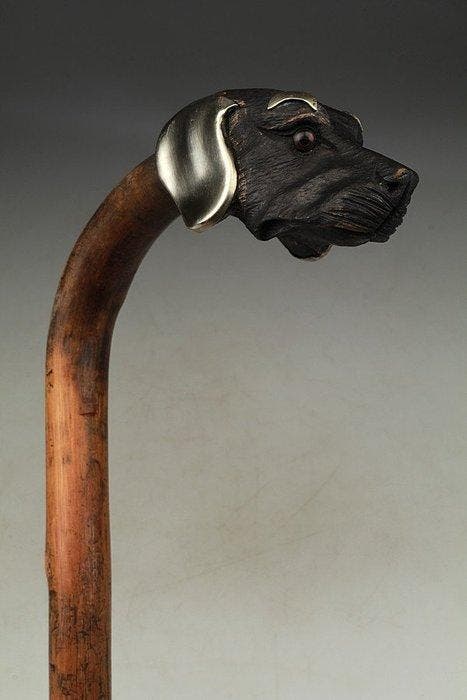 Wandelstok - Zilver, Antiquités & Art, Art | Objets design