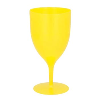 Geel Wijnglas 350ml, Verzenden, Nieuw