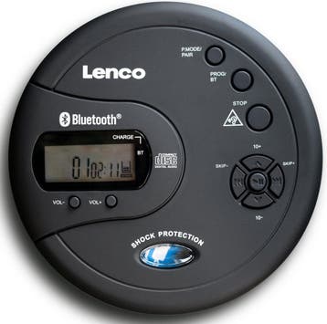 Discman - CD Speler - MP3 Speler - Anti Shock - Zwart - Lenc, TV, Hi-fi & Vidéo, Lecteurs Mp3 | Marques Autre, Verzenden