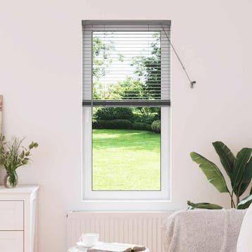 vidaXL Venetiaanse jaloezie Donkergrijs 130 x 55 cm 25 mm, Huis en Inrichting, Verzenden, Nieuw
