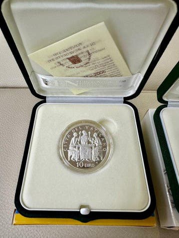 Vatican. 5 Euro / 10 Euro 2005 (3 monete) Proof (Sans prix