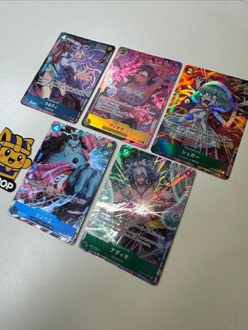 Bandai - 5 Card - One Piece - Lotto 5 carte Super Rare